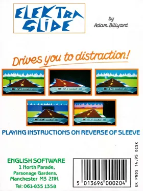 Elektra Glide (UK) (1986) box cover back